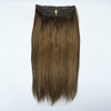 Clip-in Hair extensions Double drawn Brown color One piece