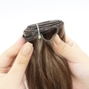 Flat Weft Hair Double drawn Piano color