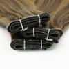 Flat Weft Hair Double drawn Mixed color Brown Item code: ZNFWE0002