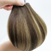 Genius Weft Hair Double drawn Mixed color Light brown