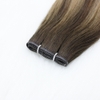 Genius Weft Hair Double drawn Mixed color Light brown