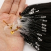 Micro Loop Hair Double Drawn Black