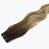 Machine Weft Hair Double drawn Ombre Wavy