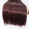 Machine Weft Hair Double drawn Pink Purple