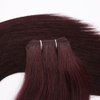 Machine Weft Hair Double drawn Pink Purple