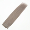 Long Tape in Hair Extension With Customized Edge Double drawn Gray