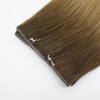 Long Tape in Hair Extension Double drawn Ombre Brown