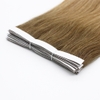 Long Tape in Hair Extension Double drawn Ombre Brown