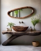 Gương Khung Gỗ thịt Tự Nhiên Treo Tường Cao Cấp An Furniture mẫu đám mây