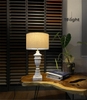 Đèn Ngủ Gỗ Chao Tròn Phong Cách Retro Sang Trọng-An Furniture