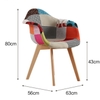 Ghế Thổ Cẩm Bọc Nệm Vải Bố An Furniture