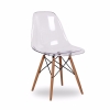 Ghế Eames chân gỗ nhựa trong suốt An Furniture