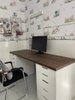 Bàn Làm Việc Chân Tủ  hộp IKEA 1