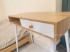 Bàn 1 Hộc Kéo Phối Trắng
