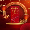 Bao lì xì Tết truyền thống giấy dày cán màng cao cấp, Set bao lì xì Tết 2026, 8 mẫu set 6c - Blueangel