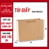 Túi Giấy Đựng Quà KRAFT TRƠN Loại Dày Đủ Kích Thước, Túi Xi Măng Trơn Có Quai Xách - Blueangel
