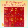 Bao lì xì Tết truyền thống giấy dày cán màng cao cấp, Set bao lì xì Tết 2026, 8 mẫu set 6c - Blueangel