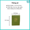 Sổ Tay Bìa Da A6 Cao Cấp Blueangel - 176 Trang 100gsm - Sổ Da Ghi Chép Chấm Dot Chống Nước