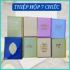 Set hộp thiệp 7 chiếc, thiệp quà tặng cao cấp - Blueangel