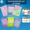 Vở kẻ ngang 80 trang Blueangel bìa cát ánh kim ghim gáy, giấy chống loá định lượng 100gsm phù hợp HS