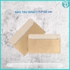 Bao thư giấy Kraft, phong bì giấy xi măng, bao lì xì, 100gsm dầy, cứng, tập 10c - Blueangel