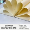 Sổ vuông lò xo 160 trang Blueangel ruột: trơn, kẻ ngang, chấm dot, tượng hình chống loá VUI-LV