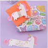 Thiệp chúc mừng gấp hoạt hình dễ thương, Thiệp quà tặng sáng tạo, Thiệp tin nhắn Lala 3D