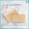 Bao thư giấy Kraft, phong bì giấy xi măng, bao lì xì, 100gsm dầy, cứng, tập 10c - Blueangel