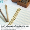 Sổ tay A5 lò xo đồng 140 trang Blueangel, giấy chống loá chống thấm định lượng 100gsm CAT-LN