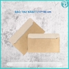Bao thư giấy Kraft, phong bì giấy xi măng, bao lì xì, 100gsm dầy, cứng, tập 10c - Blueangel