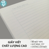 Vở kẻ ngang 80 trang Blueangel bìa cát ánh kim ghim gáy, giấy chống loá định lượng 100gsm phù hợp HS