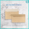 Bao thư giấy Kraft, phong bì giấy xi măng, bao lì xì, 100gsm dầy, cứng, tập 10c - Blueangel