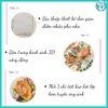 Thiệp quà tặng, thiệp cảm ơn họa tiết hoa đính nhũ, thiệp phong bì cao cấp 3D