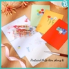 Thiệp quà tặng kèm phong bì, thiệp chúc mừng gấp 3D tốt nghiệp, happy birthday