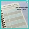 Sổ tay lò xo A5 gáy xoắn 210 trang Blueangel 6 dòng ruột caro,chấm dot, trơn, kẻ ngang, planner NON-LM