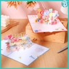 Thiệp quà tặng kèm phong bì, thiệp chúc mừng gấp 3D tốt nghiệp, happy birthday