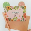 Thiệp chúc mừng sinh nhật cao cấp, thiệp quà tặng màng ngọc lấp lánh họa tiết đặc sắc CAS- Blueangel