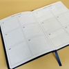 Sổ tay A5 bìa vải cao cấp VAI-KN kế hoạch ngày Daily planner - Blueangel