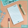 Giấy note, giấy nhớ mini bỏ túi 77 tờ NET-DS11 - Blueangel