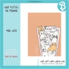 Sổ tay mini A6 Kẻ Ngang 48 trang TEE-VS1x (4 mẫu bìa) - Blueangel