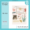 Sổ tay mini A6 Ruột trơn 48 trang TEE-VS0x (4 mẫu bìa) - Blueangel