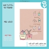 Sổ tay mini A6 Ruột trơn 48 trang TEE-VS0x (4 mẫu bìa) - Blueangel