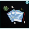 Giấy lập kế hoạch thói quen 30 ngày (2 mặt) - habit tracker