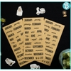 Sticker nhãn dán 12 tháng, đánh dấu vở, sổ tay phong cách Vintage