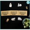 Sticker nhãn dán Happy birthday giấy craft phong cách Vintage (Set 3c)