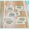 Sticker nhãn dán Happy birthday giấy craft phong cách Vintage (Set 3c)