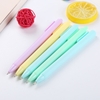 Bút bi bấm vỏ màu macaron tuỳ chọn dễ thương ngòi 0.5mm mực đen bút gel