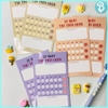 Giấy lập kế hoạch thói quen 21 ngày (in 1 mặt) - Habit Tracker 21 ngày - Blueangel