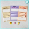 Giấy lập kế hoạch thói quen 21 ngày (in 1 mặt) - Habit Tracker 21 ngày - Blueangel