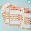 Giấy lập kế hoạch thói quen 21 ngày (in 1 mặt) - Habit Tracker 21 ngày - Blueangel